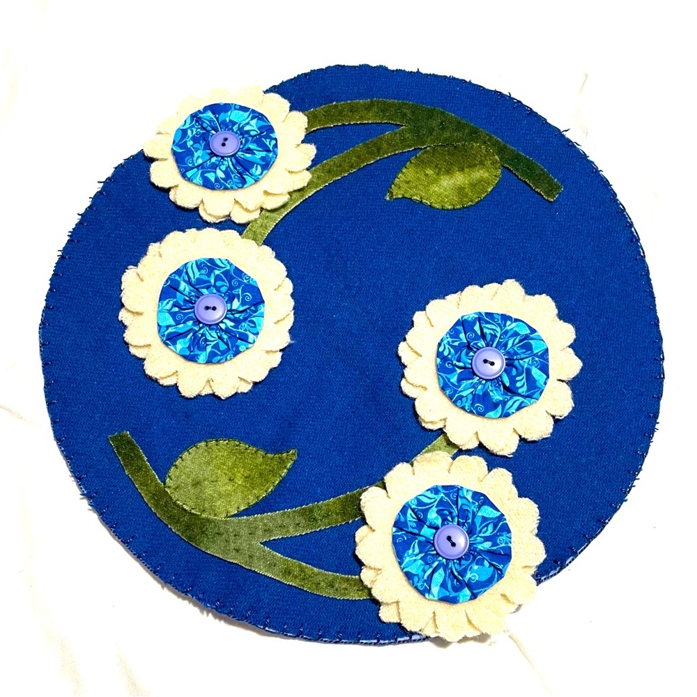 Doily Handmade All Wool Original One of a Kind